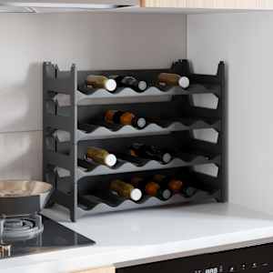 Vinsko stojalo za 24 steklenic PP zložljivo