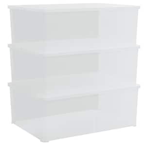 vidaXL plastist hoiukastid 3 tk, 10 l, virnastatavad
