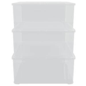 Plastové úložné boxy 3 ks 25 l stohovatelné - obrázek 4