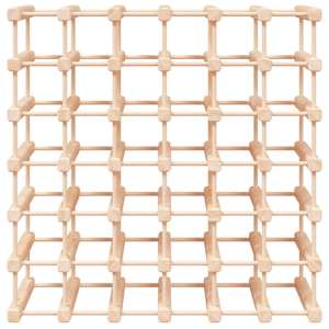 Stojan na víno na 42 lahví 68,5x23x68,5 cm masivní borové dřevo - obrázek 3