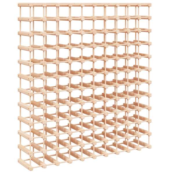 vidaXL veiniriiul 120 pudelile, 112,5 x 23 x 123,5 cm, m&auml;nnipuit