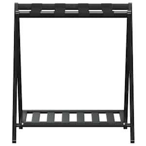 Stojan na zavazadlo černý 68 x 38 x 58 cm bambus - obrázek 3