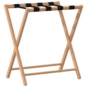 Stojan na zavazadlo černý 68,5 x 38 x 58 cm bambus - obrázek 2
