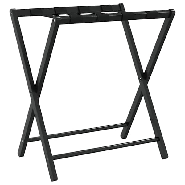 vidaXL pagasialus, must, 68,5 x 38 x 58 cm, bambus