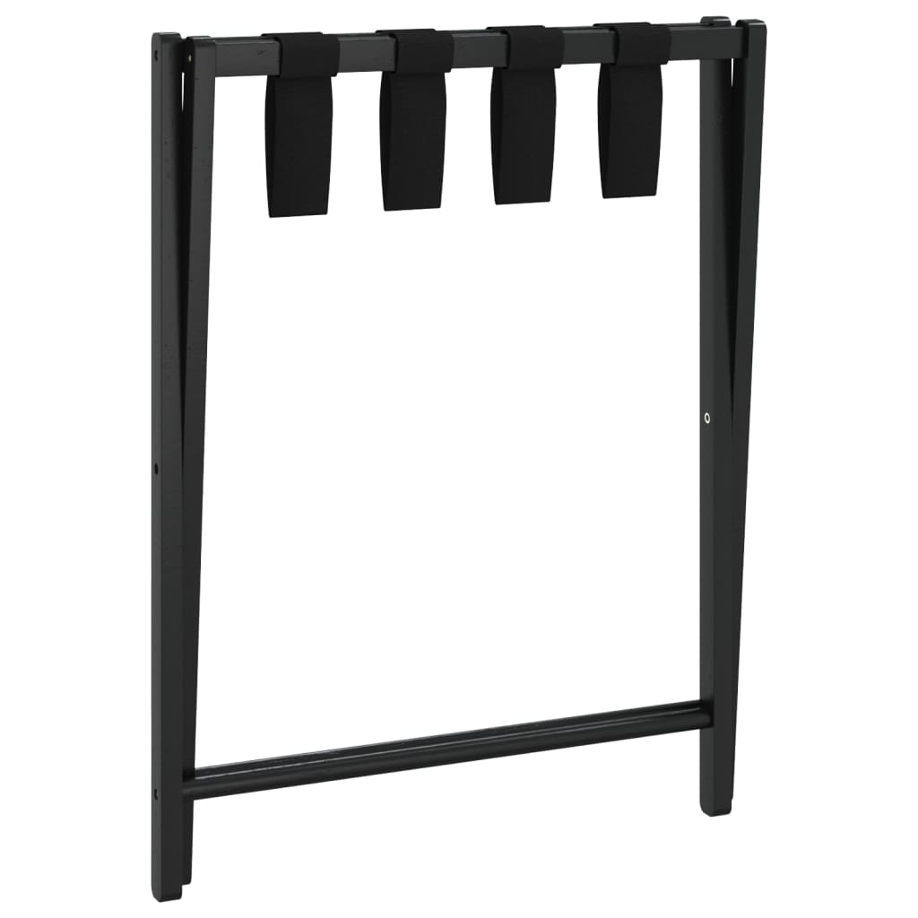 Fekete bambusz bőröndtartó 68,5 x 38 x 58 cm 