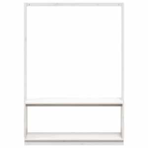 Stojan na oblečení s prostorem pro obuv bílý 113x40x157,5 cm - obrázek 4