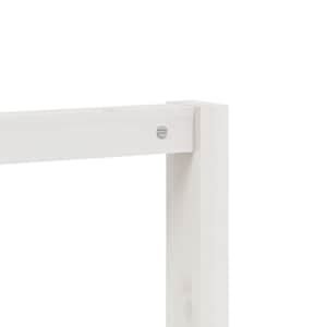 Stojan na oblečení s prostorem pro obuv bílý 113x40x157,5 cm - obrázek 7