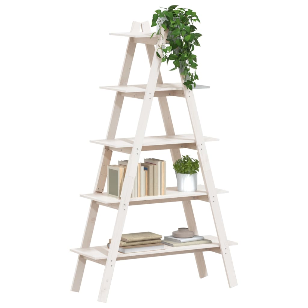 vidaXL Raft cu 5 niveluri în formă de A 110x40x180,5 cm lemn masiv pin