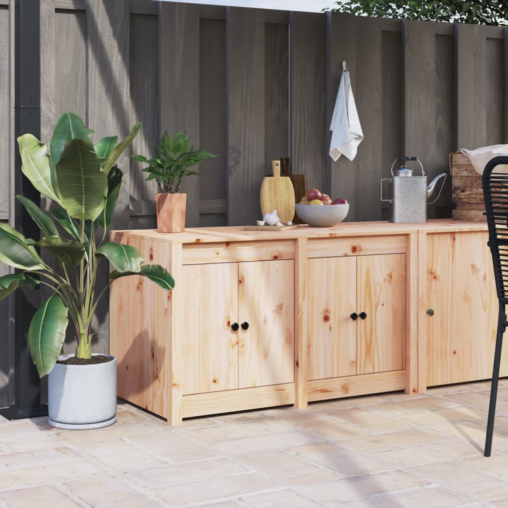 Outdoor-Küchenschrank 106x55x64 cm Massivholz Kiefer kaufen