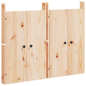 vidaXL v&auml;lik&ouml;&ouml;gi kapiuksed MEPPEL 2 tk, 50x9x82 cm, m&auml;nnipuit
