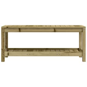 Zahradní lavice 108 x 35 x 45 cm impregnované borové dřevo - obrázek 4