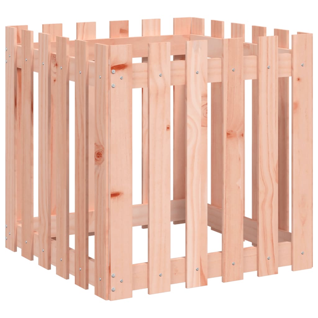 vidaXL Zahradní truhlík plotový design 60x60x60 cm masivní douglaska