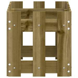 Zahradní truhlík plotový design 60x30x30 cm impregnované dřevo - obrázek 6