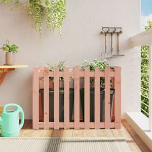 Vrtna visoka greda z ograjico 100x50x70 cm trden les douglas