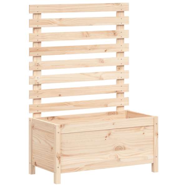 vidaXL v&otilde;rega aia taimekast, 79 x 39,5 x 114 cm, m&auml;nnipuit
