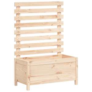 Zahradní truhlík s mřížkou 79x39,5x114 cm masivní borovice - obrázek 2