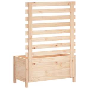 Zahradní truhlík s mřížkou 79x39,5x114 cm masivní borovice - obrázek 4