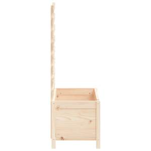 Zahradní truhlík s mřížkou 79x39,5x114 cm masivní borovice - obrázek 6