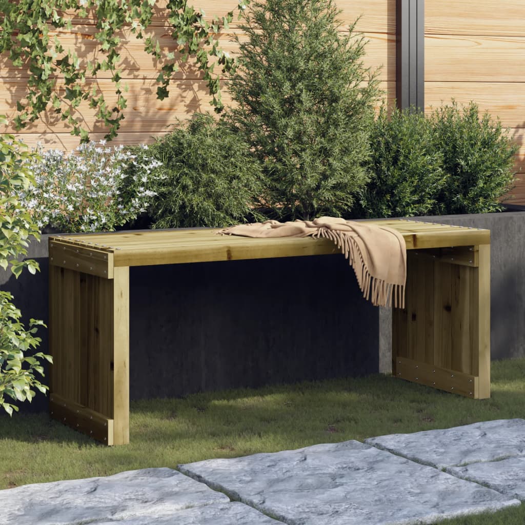 vidaXL Banc de jardin extensible 212,5x40,5x45 cm bois de pin imprégné