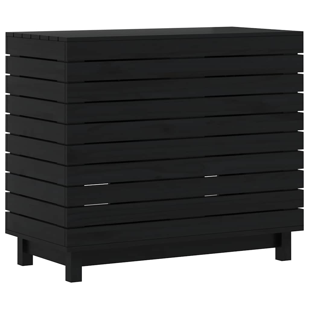 vidaXL Koš na prádlo 88,5 x 44 x 76 cm masivní borové dřevo