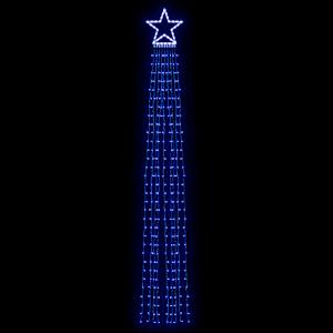 Světla na vánoční stromek 320 modrých LED 375 cm - obrázek 3