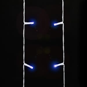 Světla na vánoční stromek 320 modrých LED 375 cm - obrázek 6