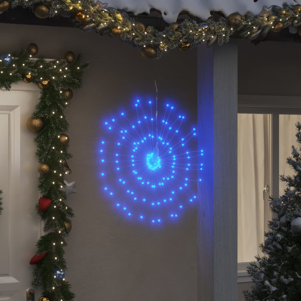Božićno svjetlo zvjezdani prasak 140 LED plavo 17 cm Božićna rasvjeta Naručite namještaj na deko.hr