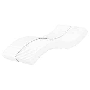 Vzmetnica iz pene bela 90x200 cm trdota H2 H3