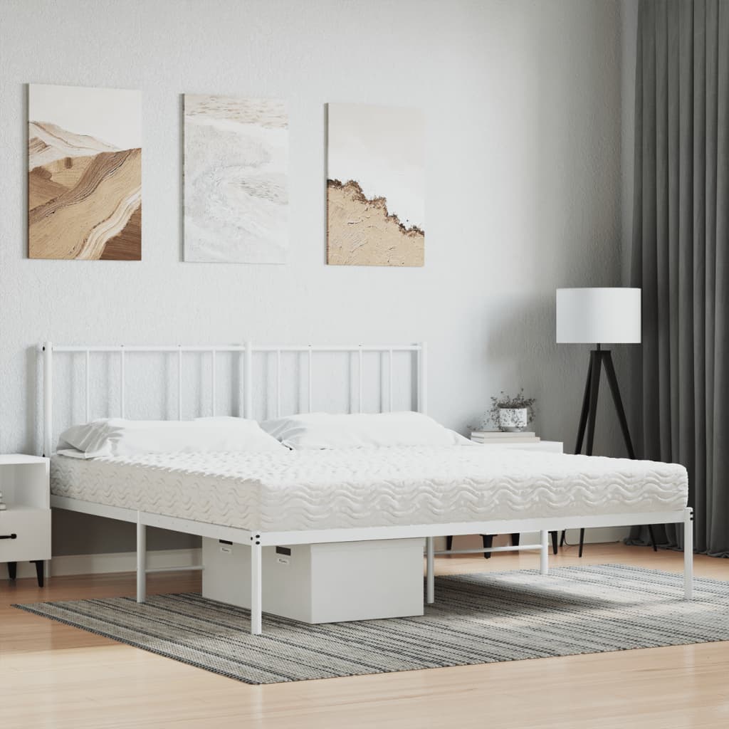 vidaXL Schuimmatras hardheid H2 H3 160x200 cm wit afbeelding