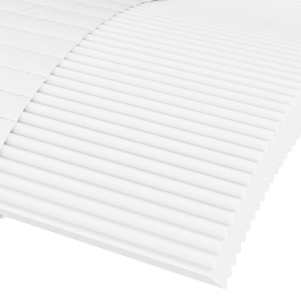  Penový matrac biely 180x200 cm tvrdosť H2 H3
