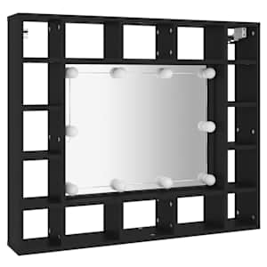 LED zrcadlová skříňka černá 91 x 15 x 76,5 cm - obrázek 6