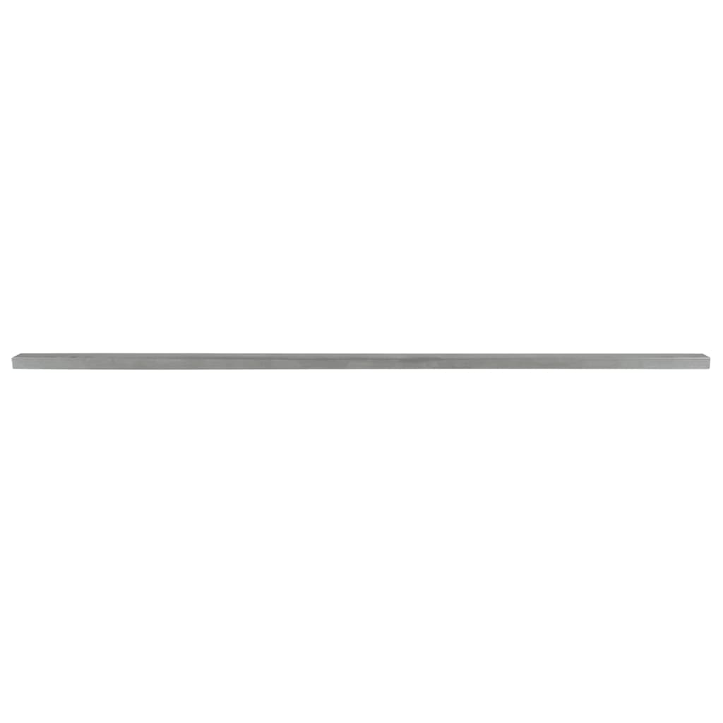 Plotové sloupky 10 ks stříbrné 260 cm ocel - obrázek 2