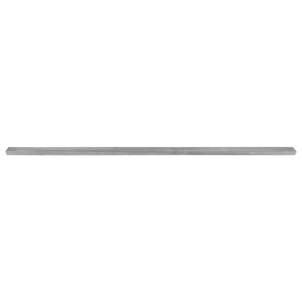 Plotové sloupky 10 ks stříbrné 260 cm ocel - obrázek 4