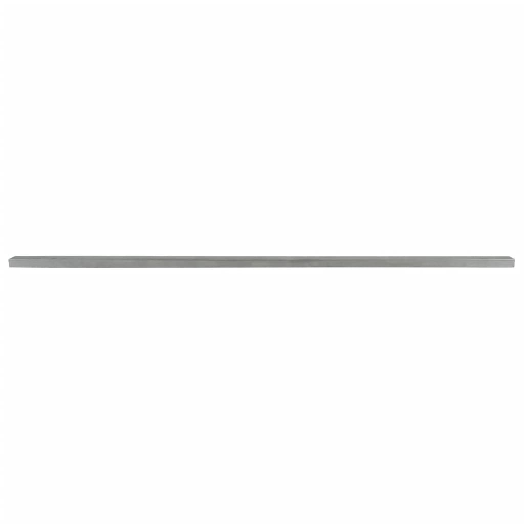 vidaXL Schuttingpalen 30 st 240 cm staal zilverkleurig