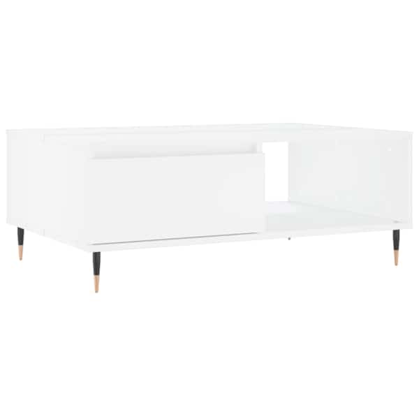 vidaXL kohvilaud, valge, 90 x 60 x 35 cm, tehispuit