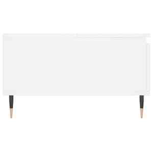 Konferenční stolek bílý 90 x 60 x 35 cm kompozitní dřevo - obrázek 7
