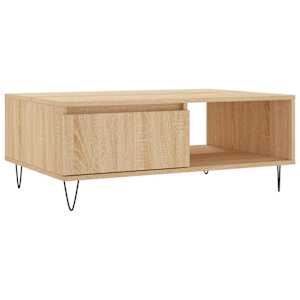 Konferenční stolek dub sonoma 90 x 60 x 35 cm kompozitní dřevo - obrázek 2