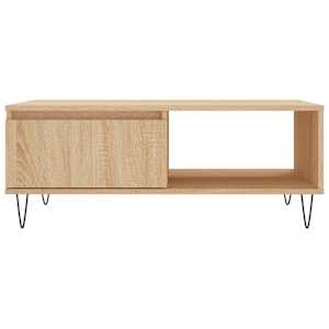 Konferenční stolek dub sonoma 90 x 60 x 35 cm kompozitní dřevo - obrázek 5