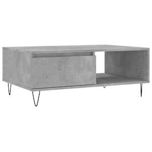 Konferenční stolek betonově šedý 90x60x35 cm kompozitní dřevo - obrázek 2