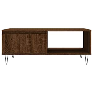 Konferenční stolek hnědý dub 90 x 60 x 35 cm kompozitní dřevo - obrázek 5