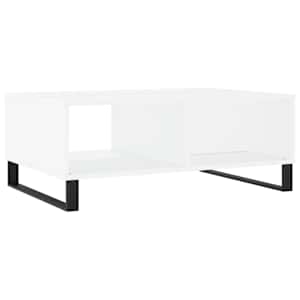 Konferenční stolek bílý 90 x 60 x 35 cm kompozitní dřevo - obrázek 8