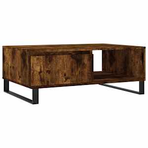 Konferenční stolek kouřový dub 90 x 60 x 35 cm kompozitní dřevo - obrázek 2
