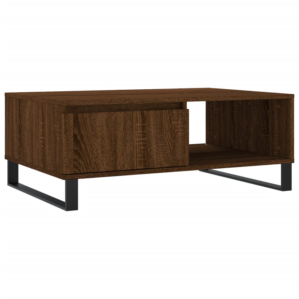 E-shop vidaXL Konferenčný stolík hnedý dub 90x60x35 cm kompozitné drevo