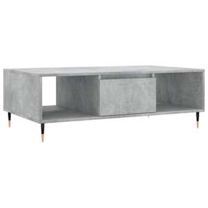 Konferenční stolek betonově šedý 104x60x35 cm kompozitní dřevo - obrázek 2