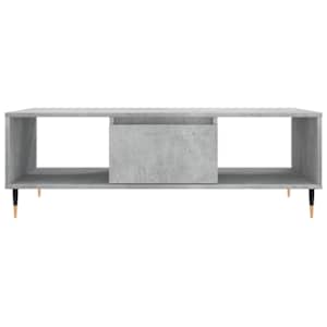 Konferenční stolek betonově šedý 104x60x35 cm kompozitní dřevo - obrázek 5