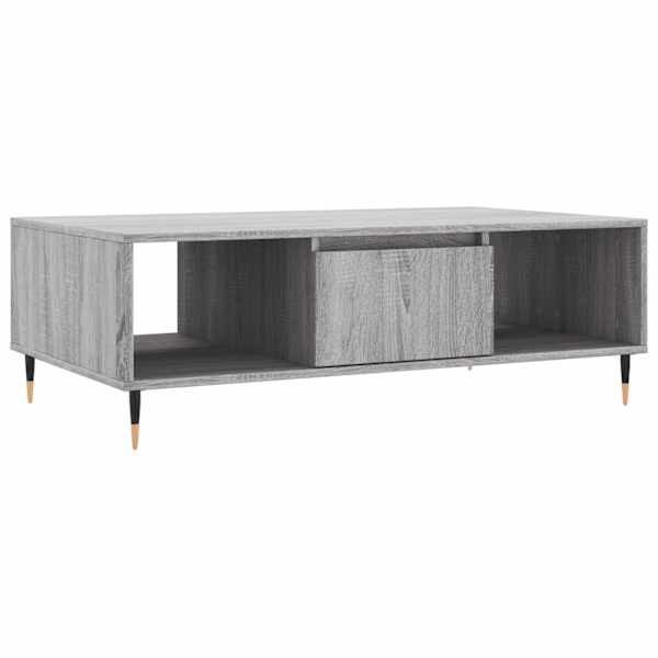 vidaXL kohvilaud, hall Sonoma tamm, 104 x 60 x 35 cm, tehispuit
