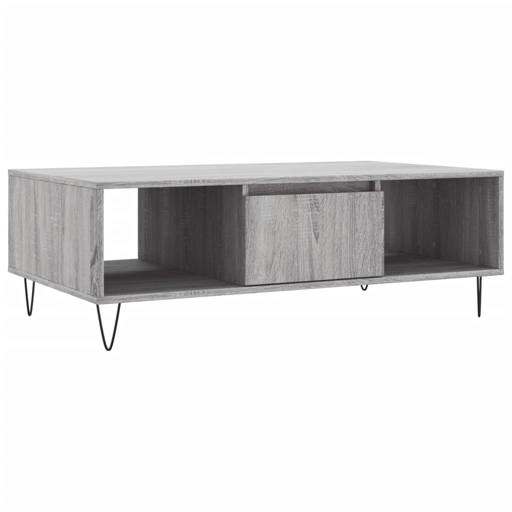 vidaXL Konferenční stolek šedý sonoma 104x60x35 cm kompozitní dřevo