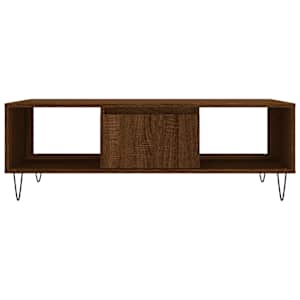 Konferenční stolek hnědý dub 104 x 60 x 35 cm kompozitní dřevo - obrázek 5