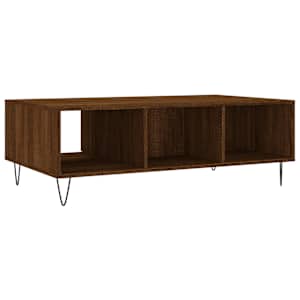 Konferenční stolek hnědý dub 104 x 60 x 35 cm kompozitní dřevo - obrázek 8