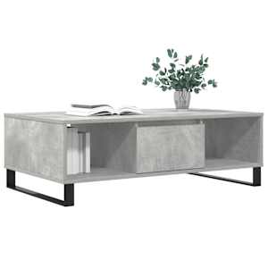Konferenční stolek betonově šedý 104x60x35 cm kompozitní dřevo - obrázek 3